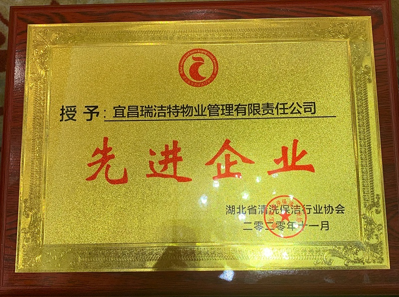 瑞潔特榮獲先進(jìn)企業(yè)稱號(hào)